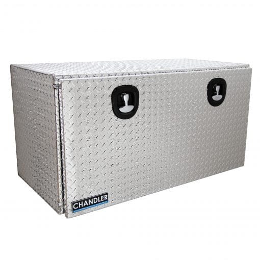 Image of Underbody Aluminum Tread Plate Flat Bed Toolbox | Chandler Truck Accessories