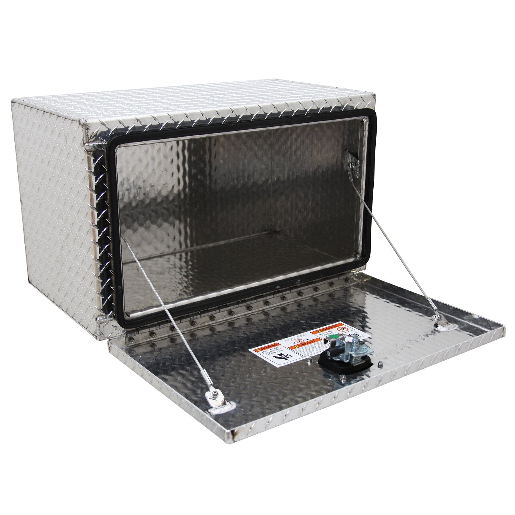 Image of Underbody Aluminum Tread Plate Flat Bed Toolbox | Chandler Truck Accessories