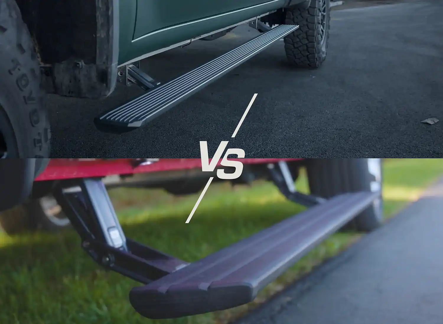 CTA Stealth Step vs. AMP Power Step: The Ultimate Power Running Board Showdown