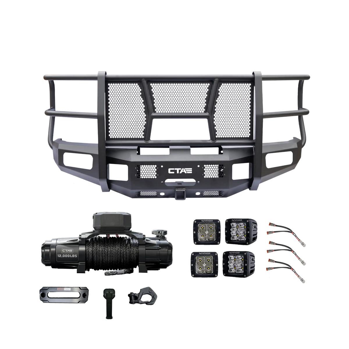 Ford F250 / F350 (2017 - 2022) Full Guard Front Bumper - Bundle Chandler Truck Accessories 