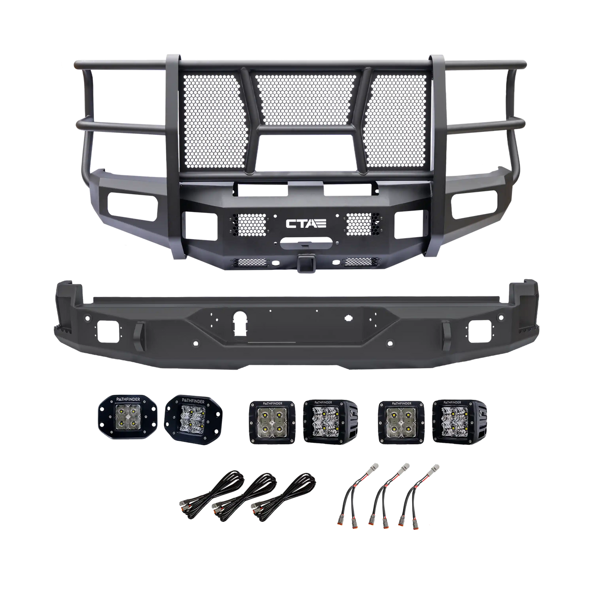 Ford F250 / F350 (2017 - 2022) Base Front & Rear Bumper - Bundle Bumper Chandler Truck Accessories 