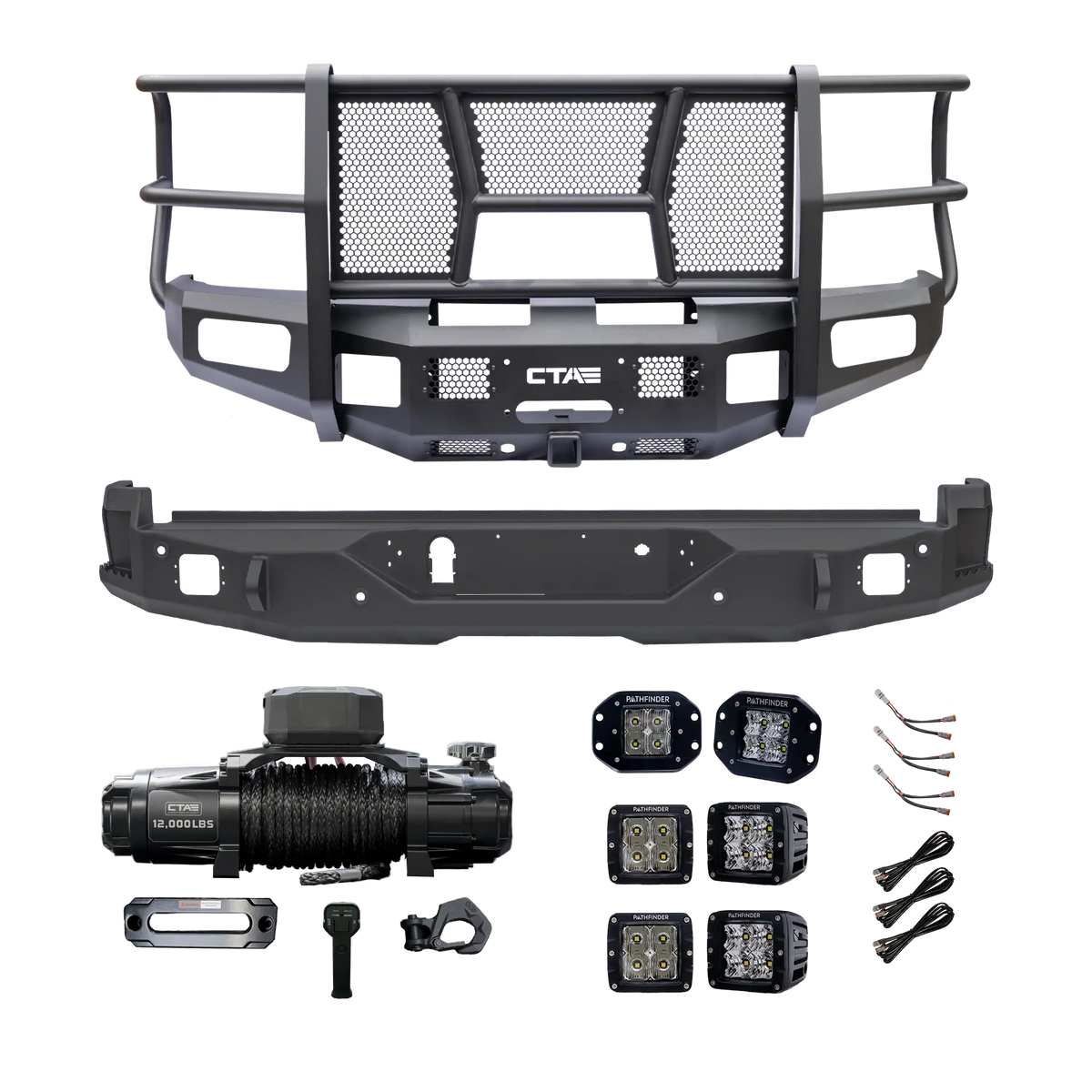 Ford F250 / F350 (2017 - 2022) Max Front & Rear Bumper - Bundle Bumper Chandler Truck Accessories 