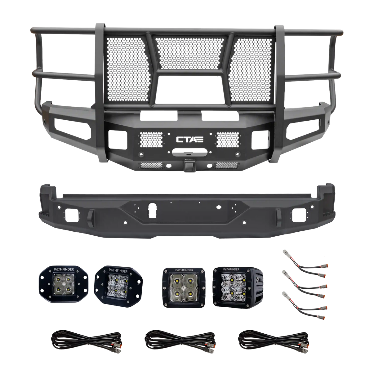 Ford F250 / F350 (2017 - 2022) Base Front & Rear Bumper - Bundle Bumper Chandler Truck Accessories 