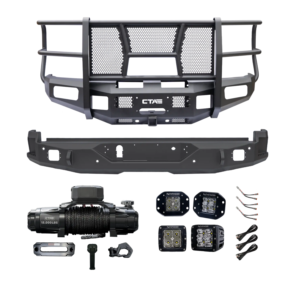 Ford F250 / F350 (2017 - 2022) Max Front & Rear Bumper - Bundle Bumper Chandler Truck Accessories 