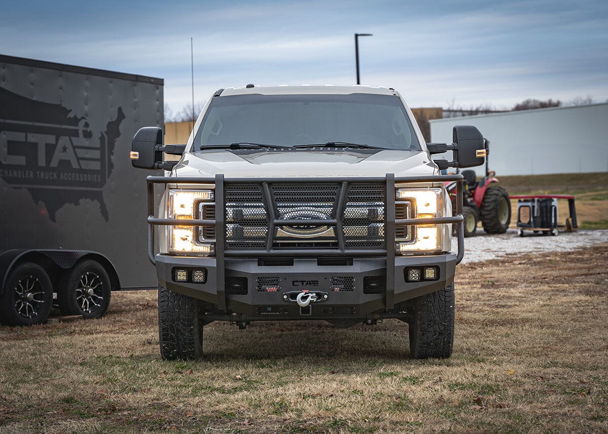 Ford F250/F350 (2017-2022) Front Bumper - Full Guard Bumper Chandler Truck Accessories 