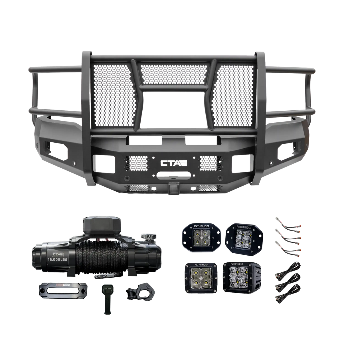 Ram 2500/3500 (2019+) Full Guard Front Bumper - Bundle Bumper Chandler Truck Accessories 