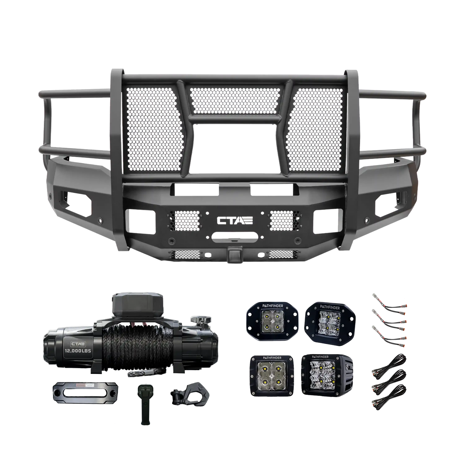 Ram 2500/3500 (2019+) Full Guard Front Bumper - Bundle Bumper Chandler Truck Accessories 