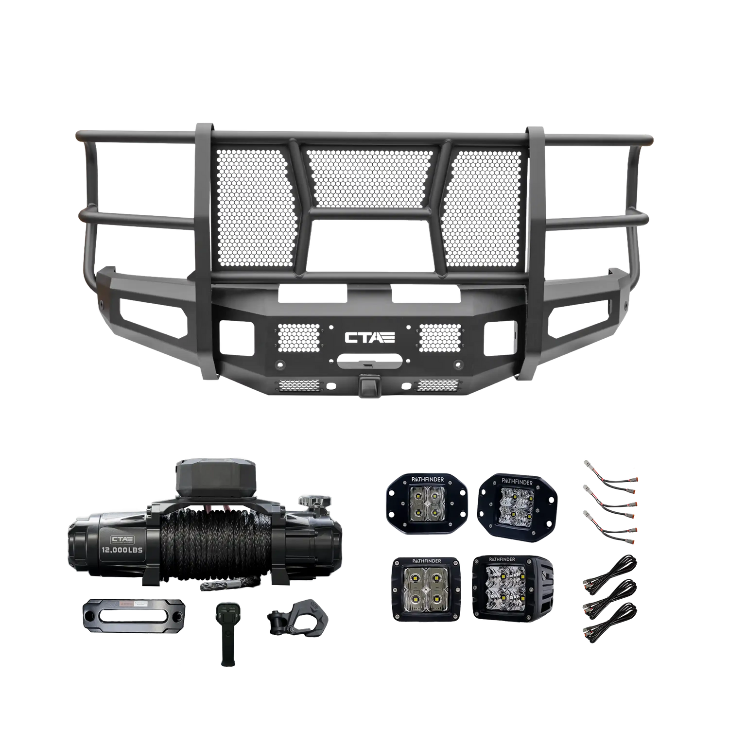Ford F250/F350 (2023+) Full Guard Front Bumper - Bundle Bumper Chandler Truck Accessories 