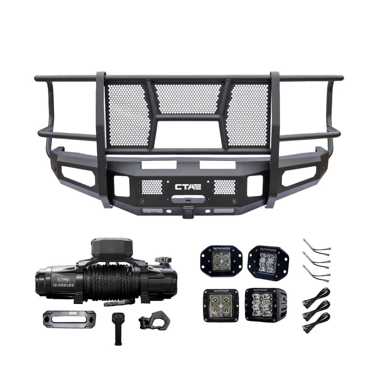 GMC 2500/3500 (2024+) Full Guard Front Bumper - Bundle Bumper Chandler Truck Accessories 