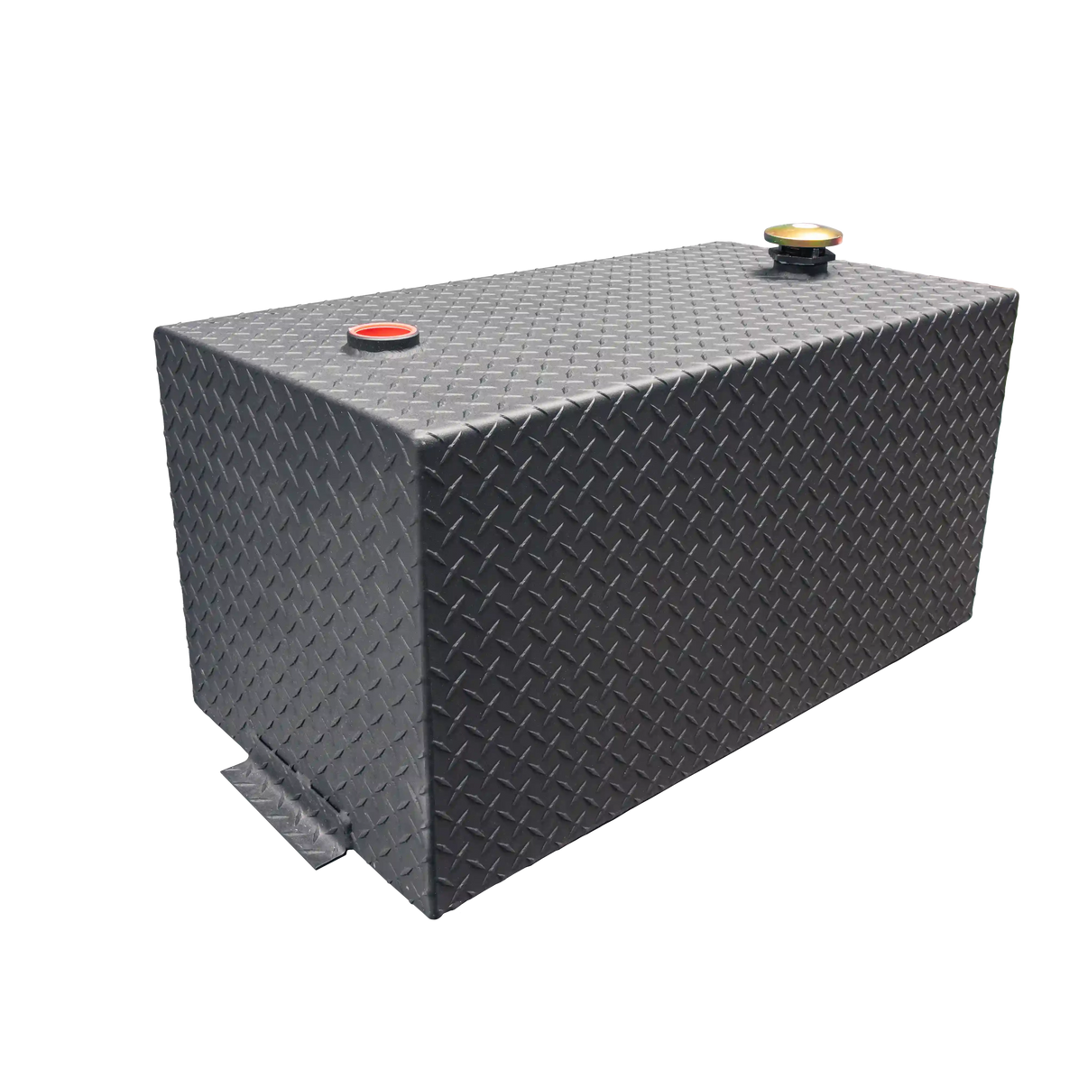 50 Gallon Rectangular Transfer Fuel Tank from Chandler Truck Accessories in black powder coat