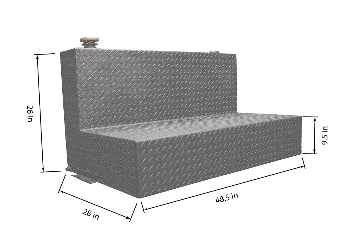 L-Shaped Refueling Tank - 80 Gallon Chandler Truck Accessories 