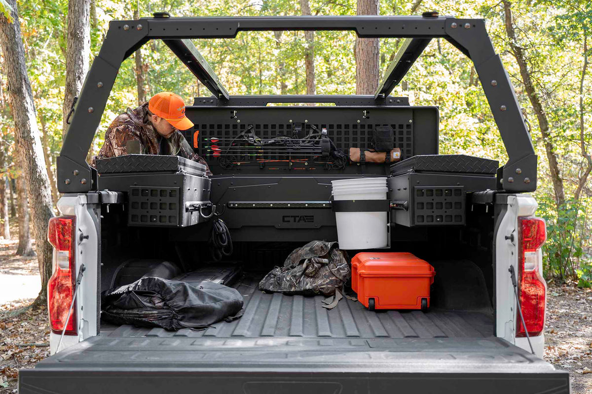 Adapt Base Ladder Rack ADAPT Single Lid Truck Toolbox - Bundle | Bed Truck Storage | CTA ...