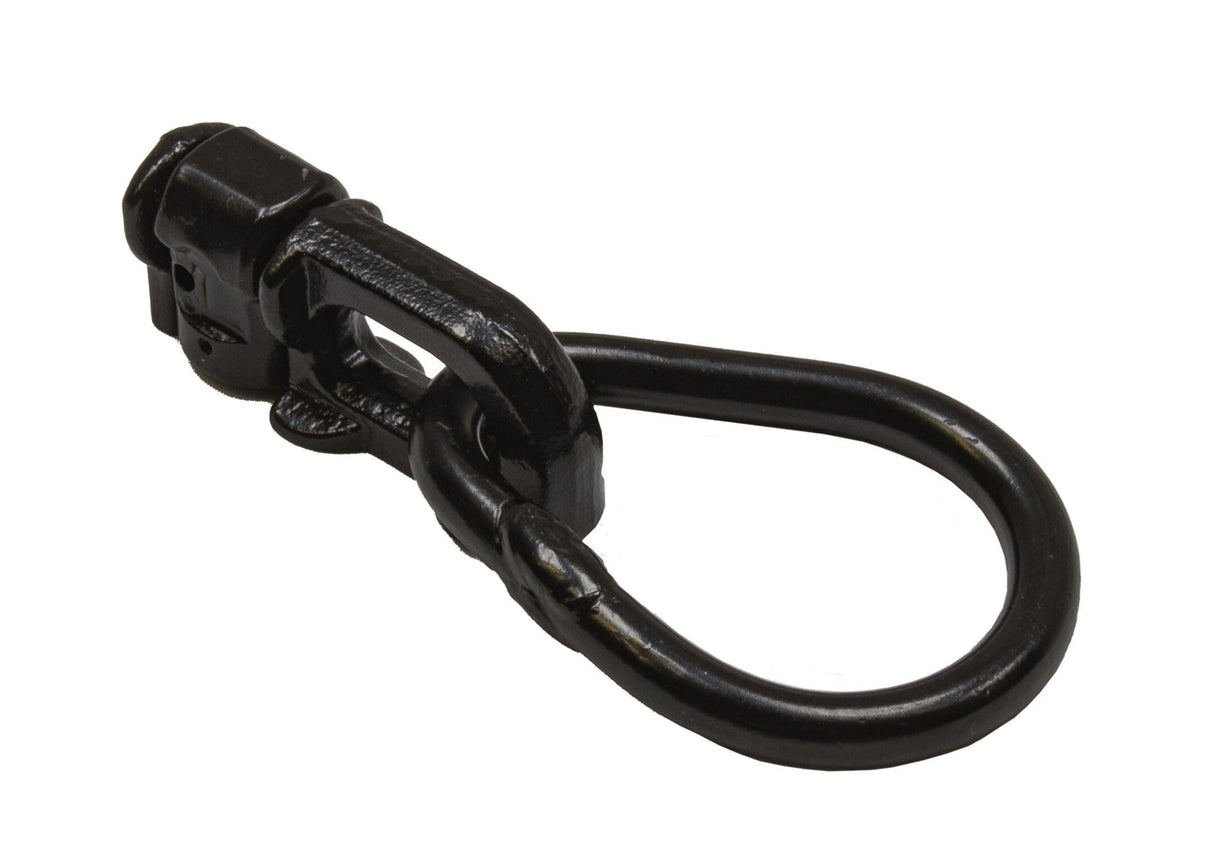 ADAPT L-Track D-Ring with an Oval Eyelet for securing cargo to a Chandler Truck Accessories ADAPT truck bed storage box