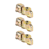 3-pack of ADAPT L-Track Female Double Lug mounting accessories for ADAPT truck tool boxes