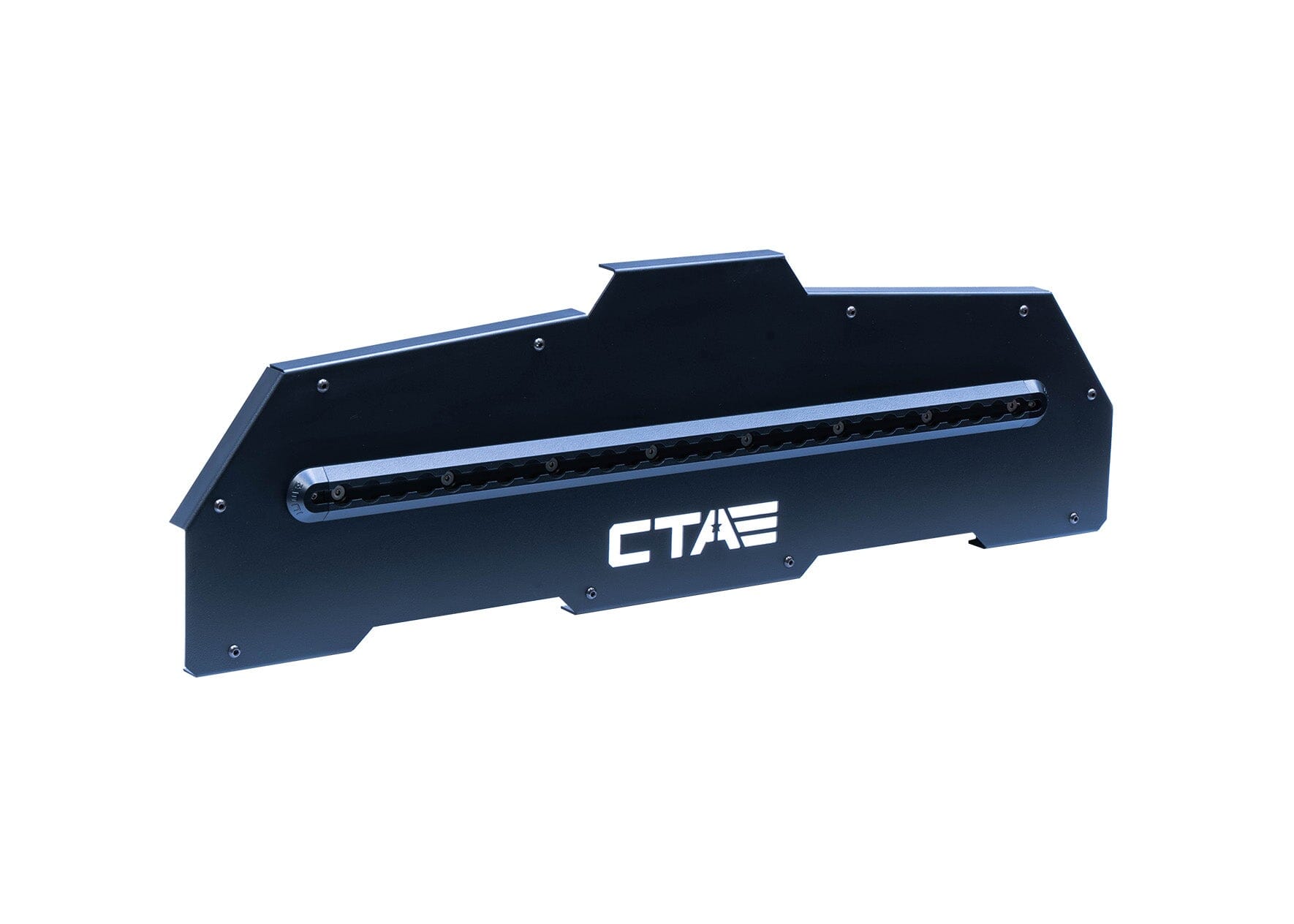 The photo had a white background and features the ADAPT Toolbox Small Front Panel by Chandler Truck Accessories. This is used in creating modular truck bed tool box. 