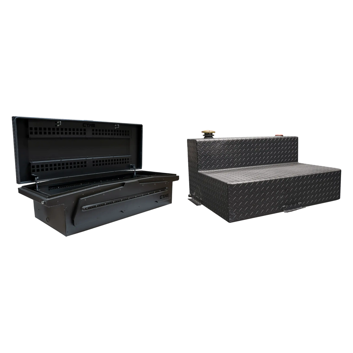 ADAPT XL Single Lid Truck Toolbox - Transfer Tank Bundle Chandler Truck Accessories 47 Gallon 