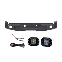 Ford F250 or F350 Rear Bumper kit for  from Chandler Truck Accessories including Pathfinder off road LED surface lights