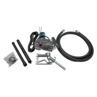 GPI 12V 15 GPM Fuel Transfer Pump kit with Manual Nozzle for Chandler Truck Accessories Transfer Fuel Tanks
