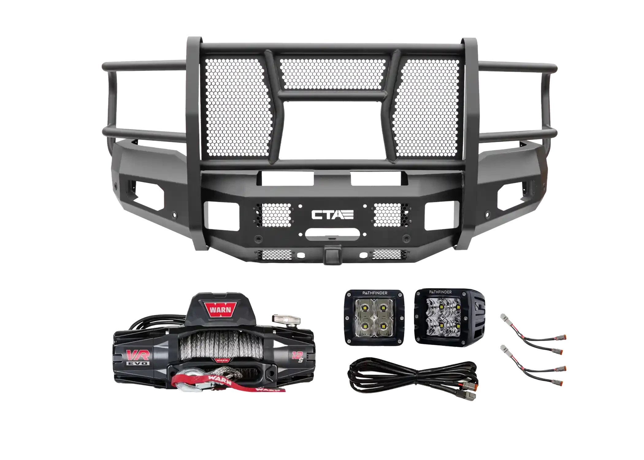 Ram 2500/3500 (2019+) Full Guard Front Bumper - Bundle Bumper Chandler Truck Accessories 