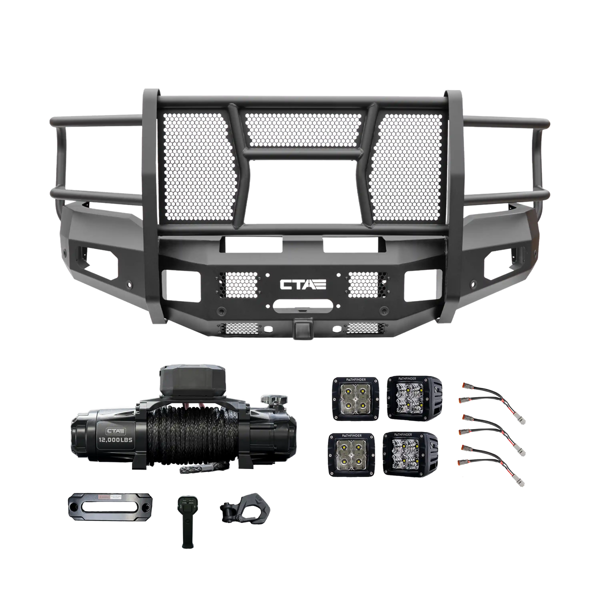 Ram 2500/3500 (2019+) Full Guard Front Bumper - Bundle Bumper Chandler Truck Accessories 