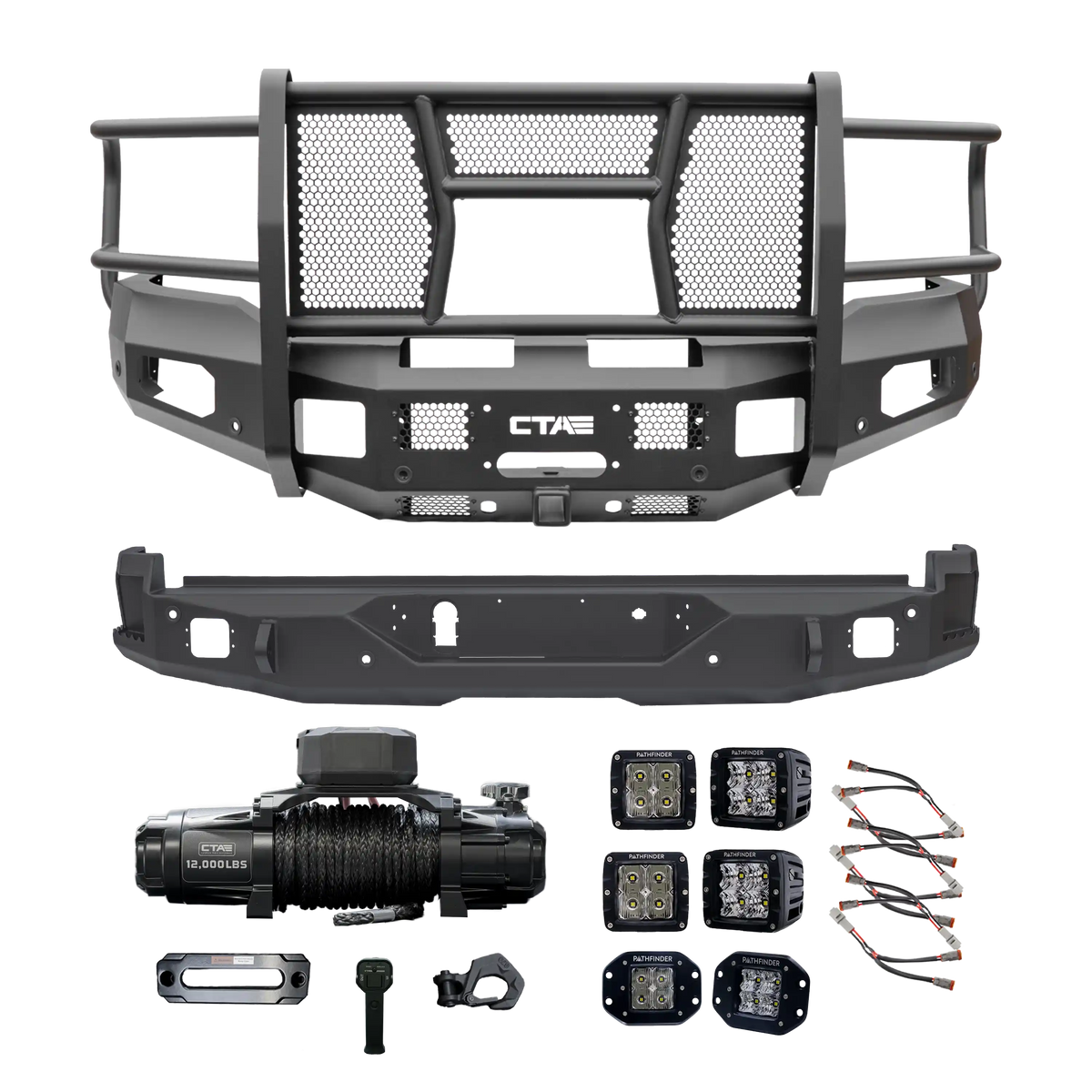 Ram 2500 / 3500 (2019+) Max Front & Rear Bumper Bundle Chandler Truck Accessories 