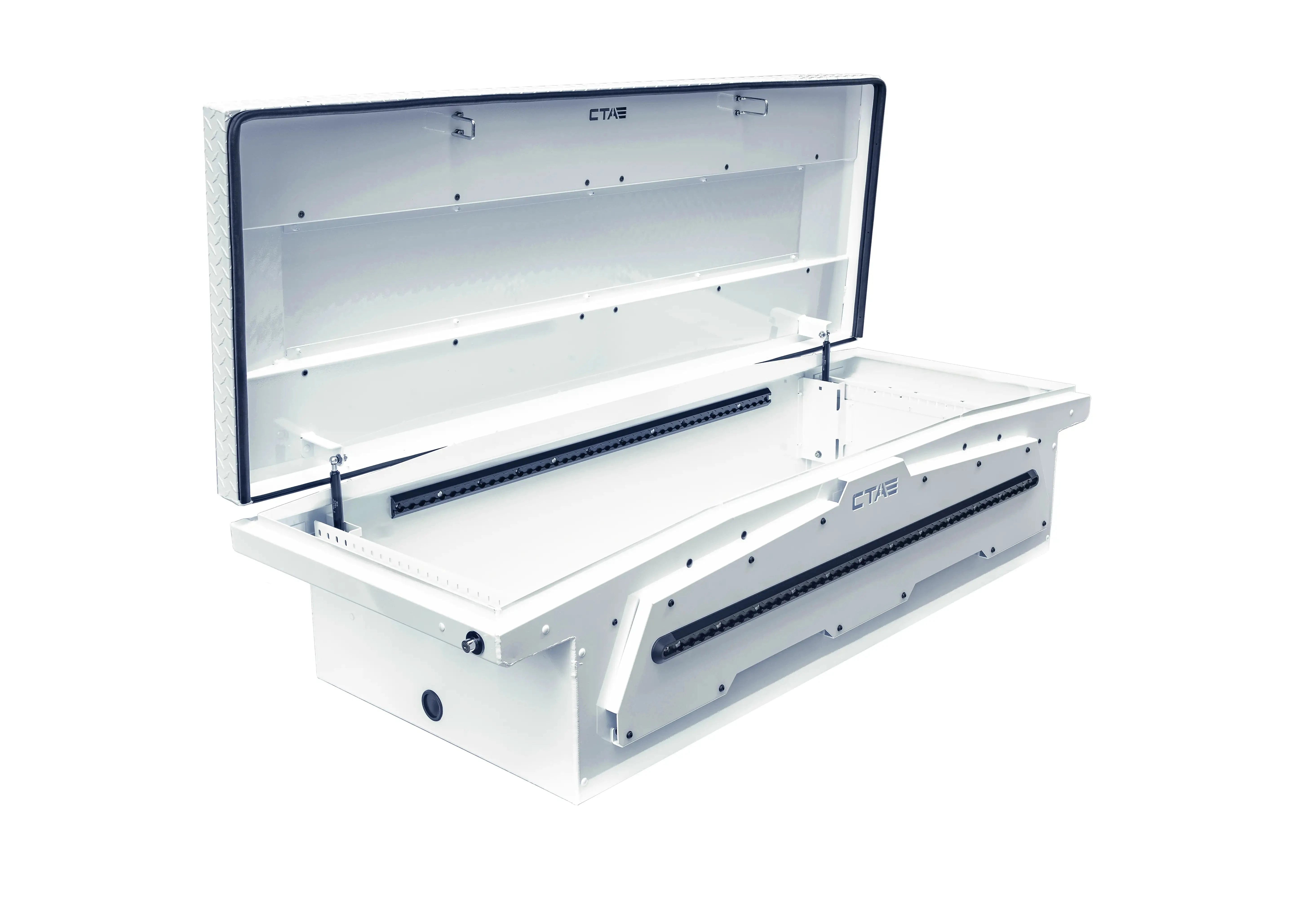 ADAPT XL Single Lid Truck Toolbox Chandler Truck Accessories White 