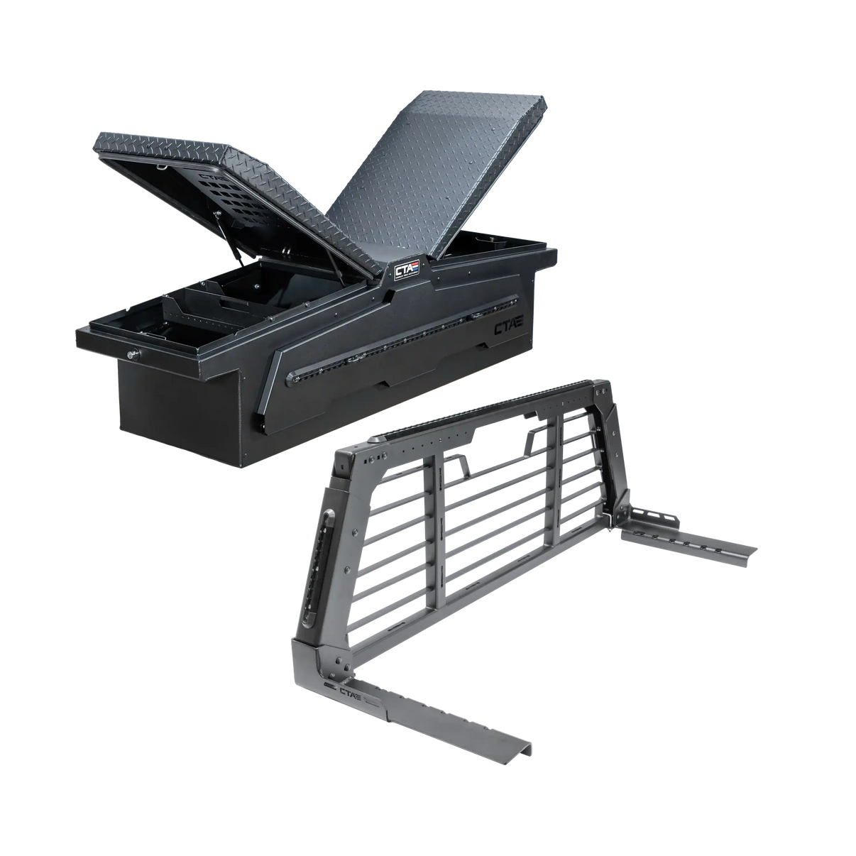 ADAPT Truck Cab Rack & Gullwing Tool Box Bundle Chandler Truck Accessories 