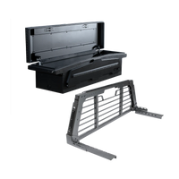 ADAPT Truck Cab Rack & Single Lid Tool Box Bundle Chandler Truck Accessories 