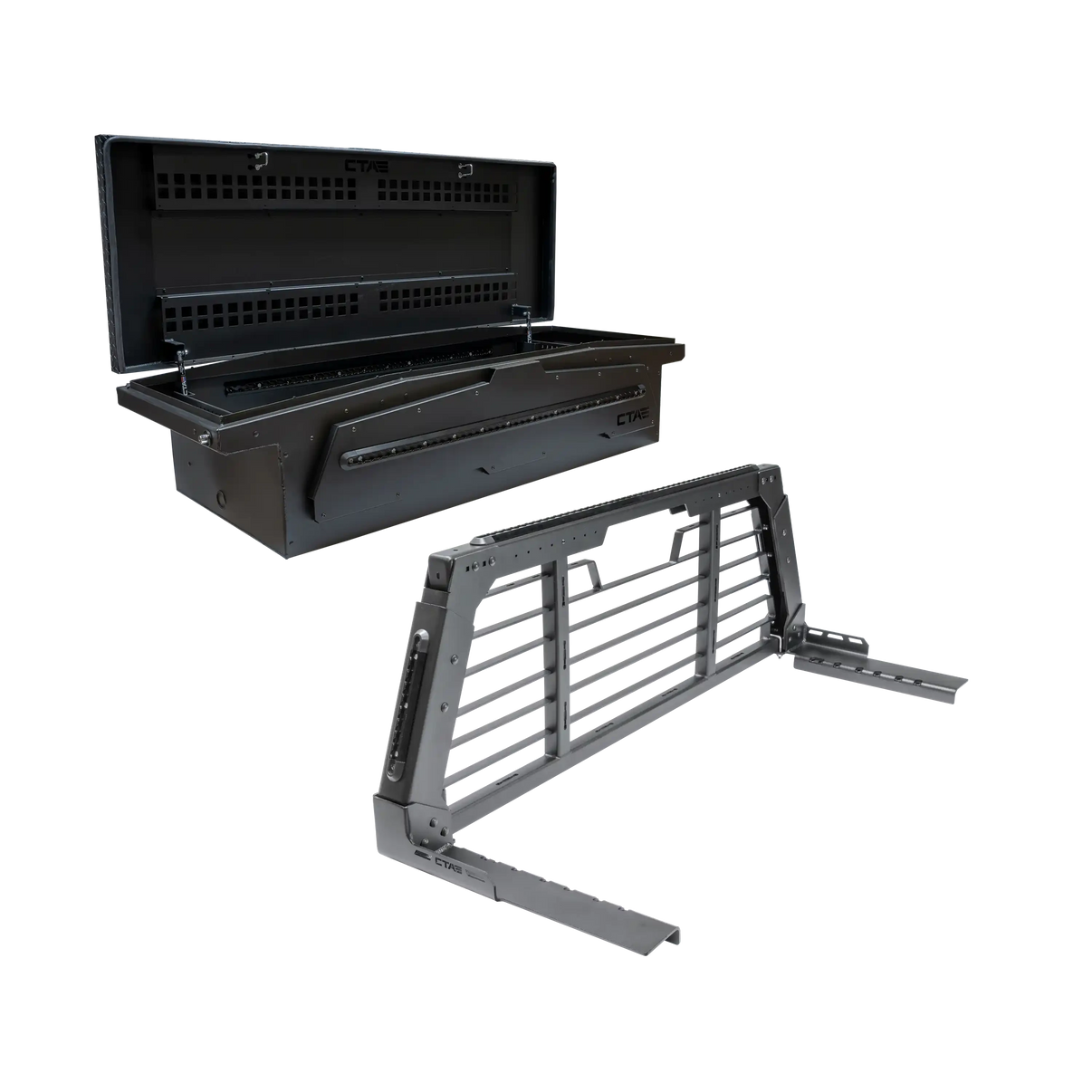 ADAPT Truck Cab Rack & XL Single Lid Tool Box Bundle Chandler Truck Accessories 