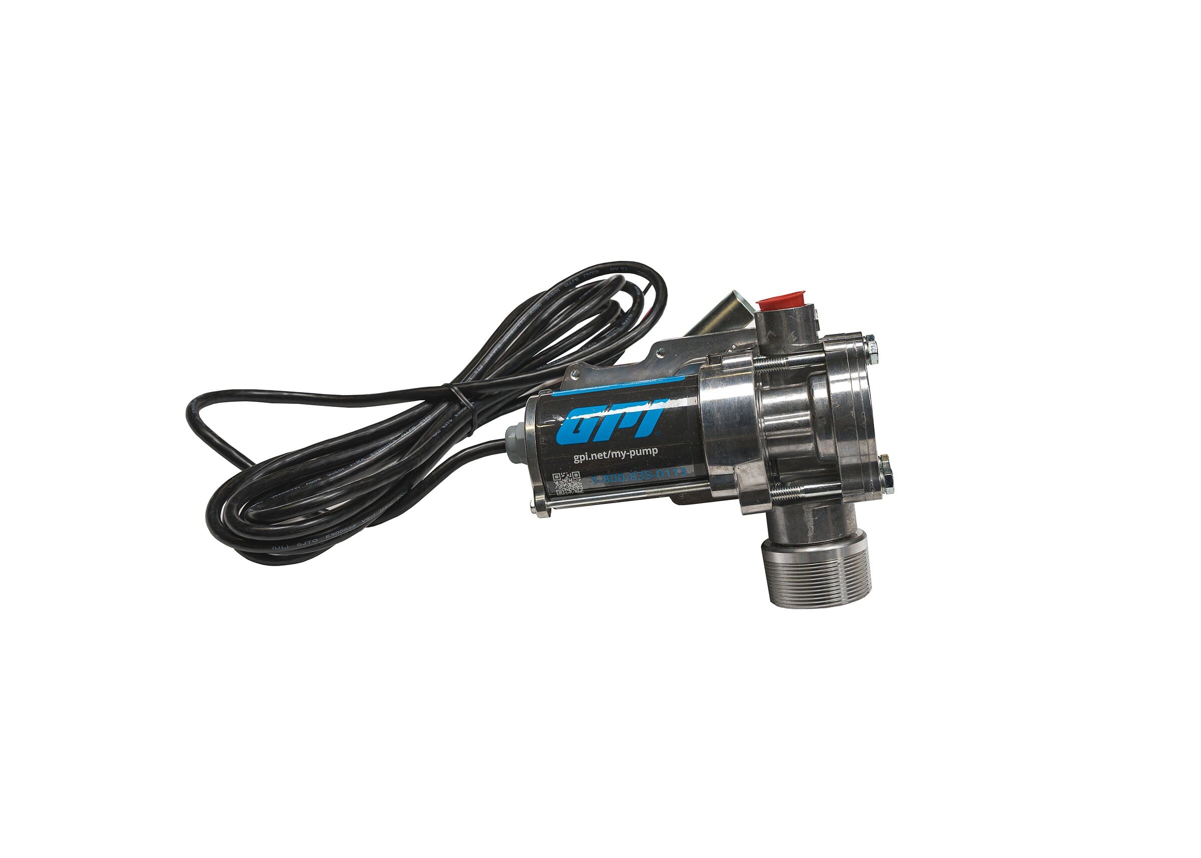 GPI 12V 8 GPM Fuel Transfer Pump - Manual Nozzle Chandler Truck Accessories 