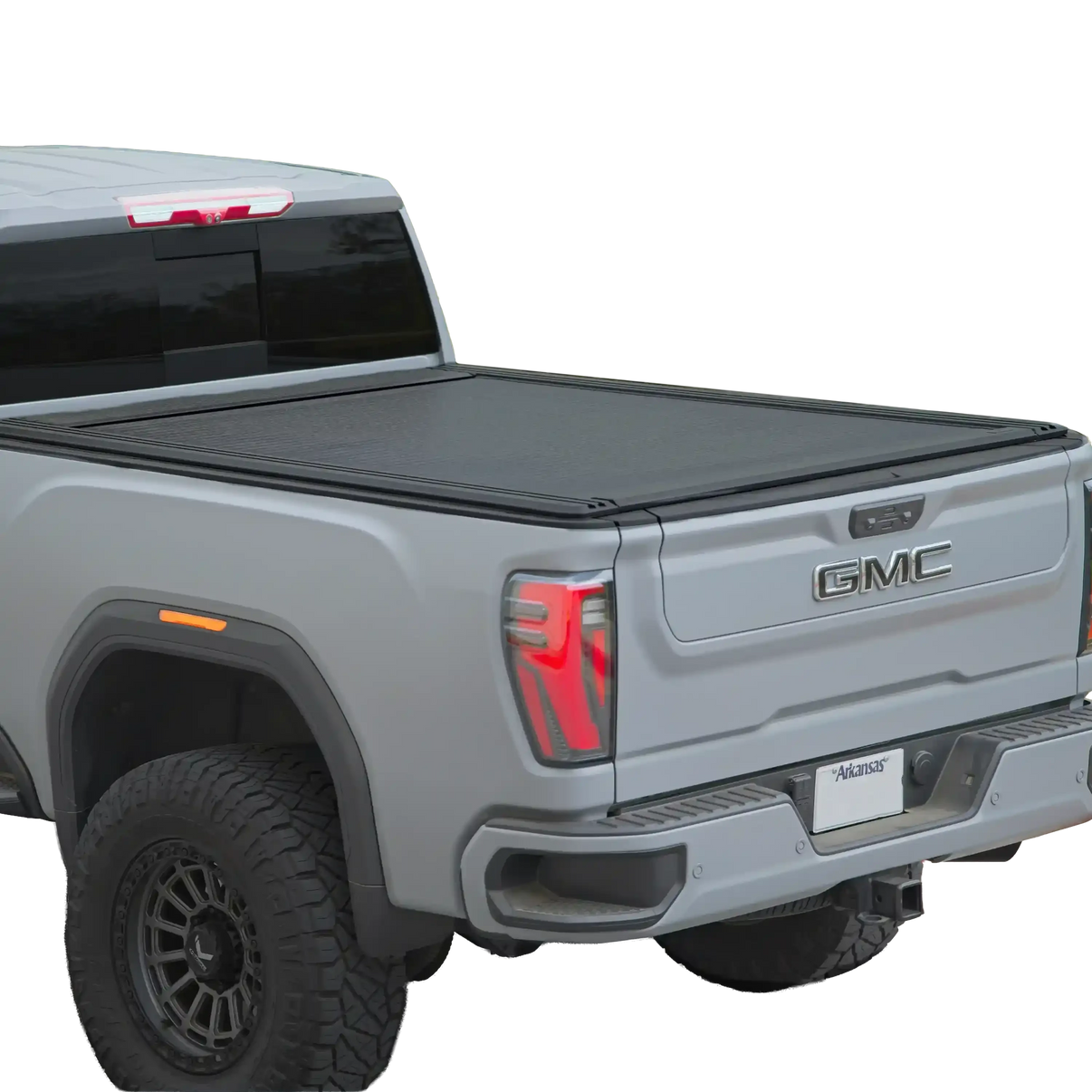 Closed Chevy Silverado / GMC Sierra 2500 Retractable Tonneau Cover Chandler Truck Accessories 