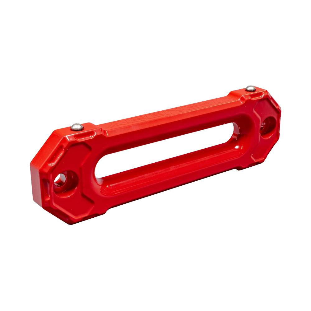 Red Chandler Truck Accessories Agency 6 hawse fairlead for winch bumpers