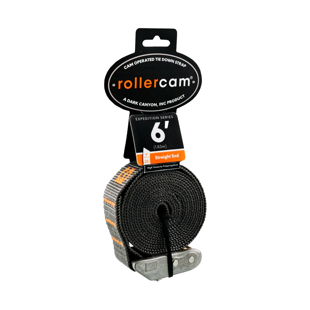 Rollercam 6ft tie-down strap for securing and organizing cargo to Chandler Truck Accessories ADAPT truck tool boxes