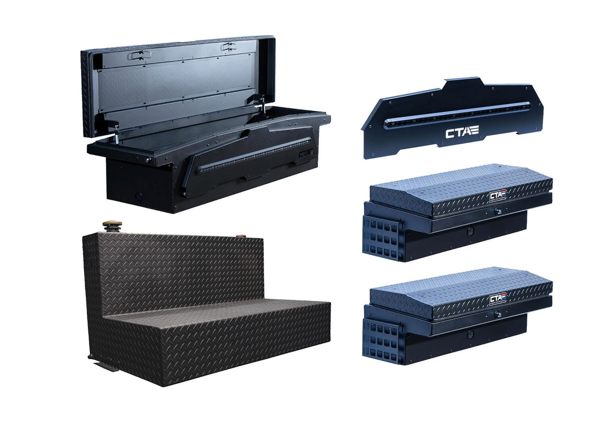 Refuling Tool Box ADAPT Single Lid & Lo Side Truck Toolbox - Transfer Tank Bundle | CTA